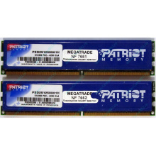 Память 1Gb (2x512Mb) DDR2 Patriot PSD251253381H pc4200 533MHz (Армавир)